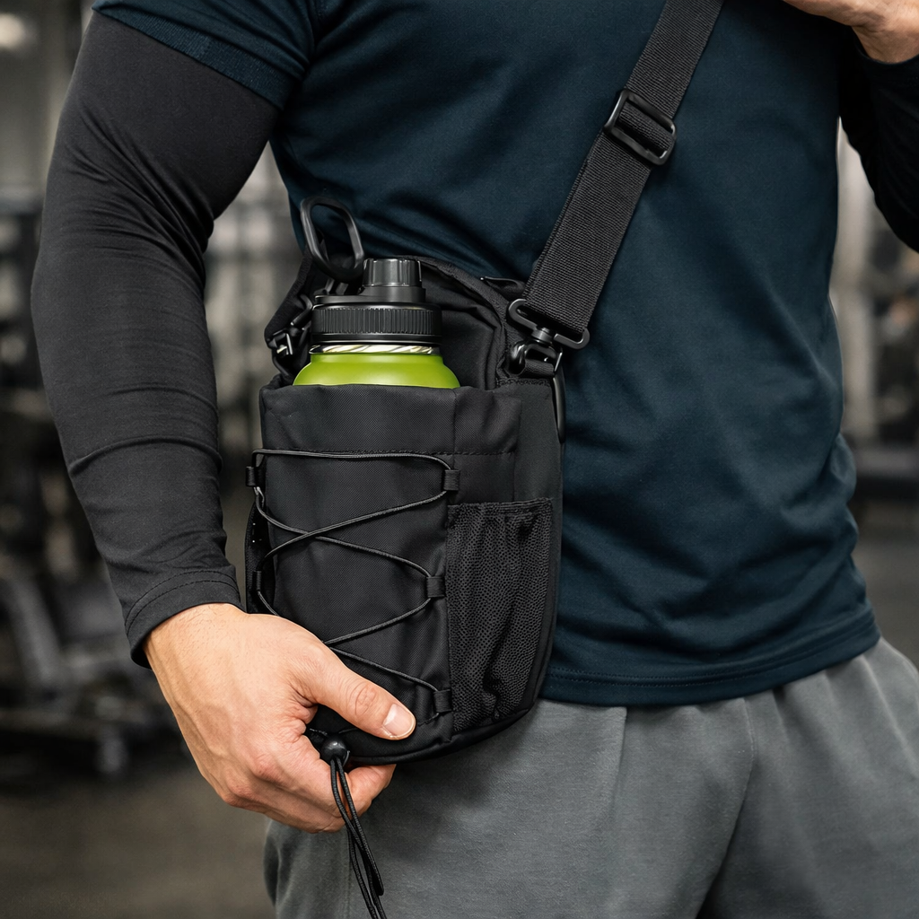 MagnaFit – Magnetic Gym Bottle & Essentials Bag